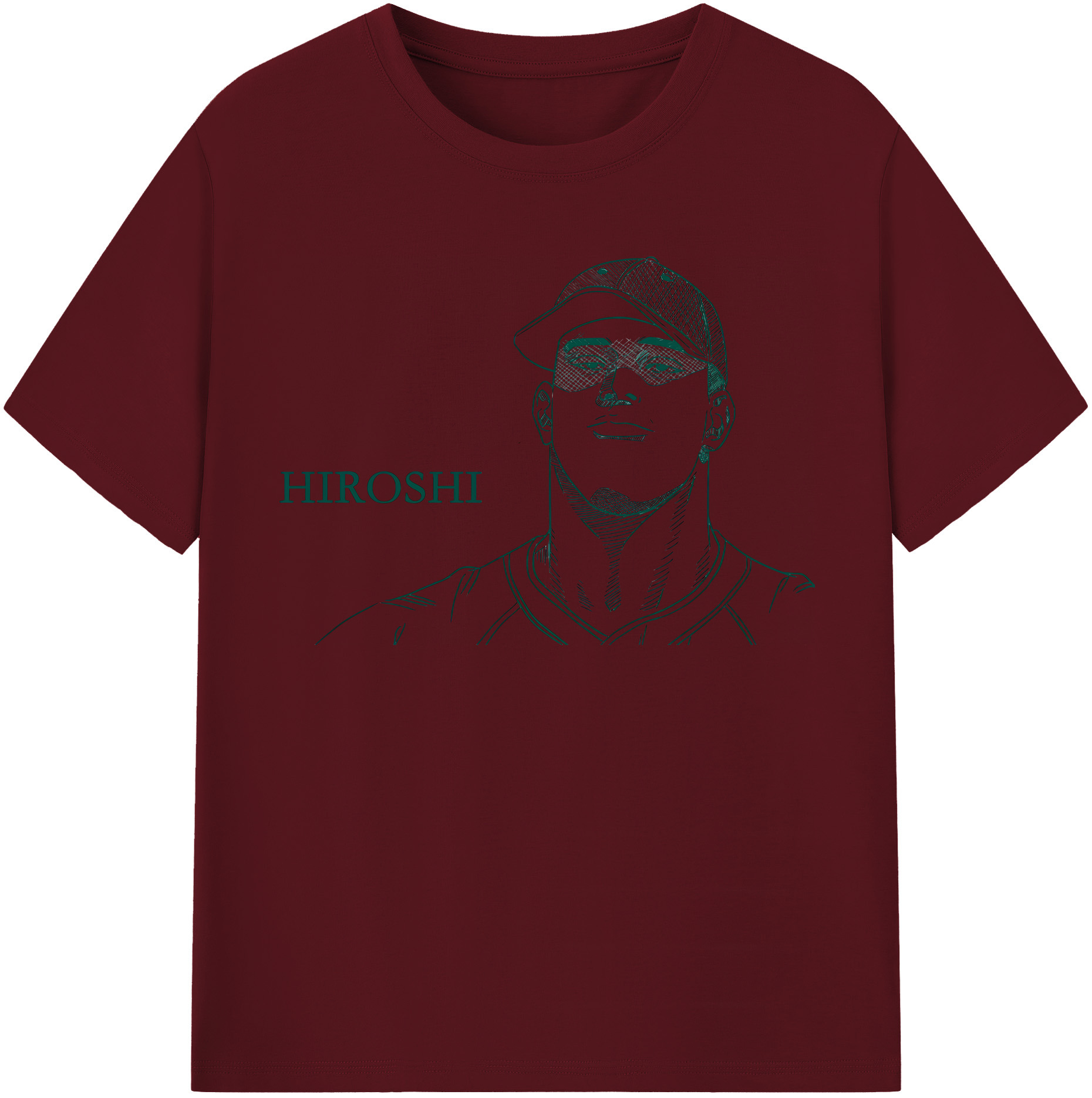 SLAM DUNK／スラムダンク 綿100％半袖Tシャツ（フロントプリント）
